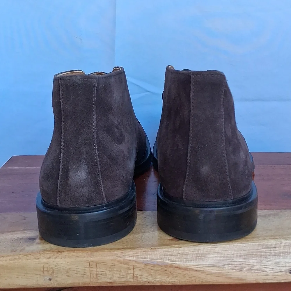 Quince Heritage Suede Chukka Boots Brunette 11 Leather